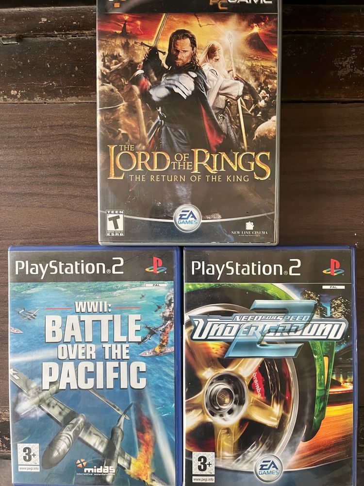 3 Game Titles (2xPS2 1xPC) **MISSING DISC**