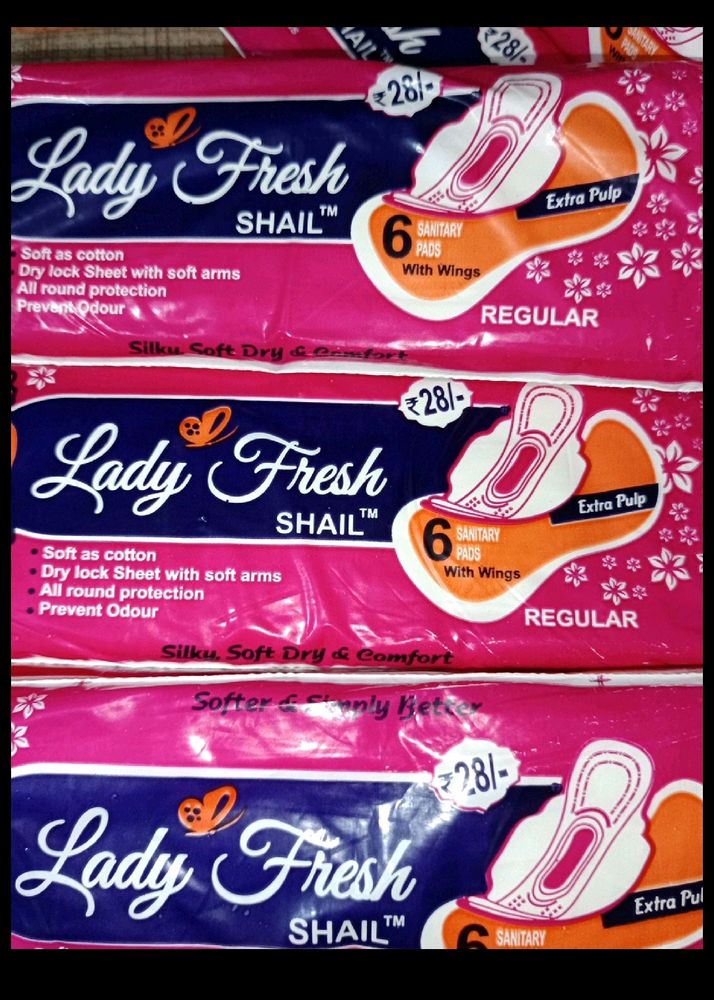 Lady Fresh Shail Sanitary napkin.