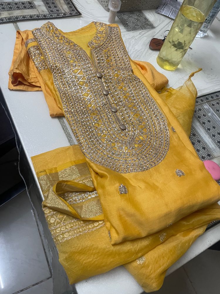 Yellow kurta Set