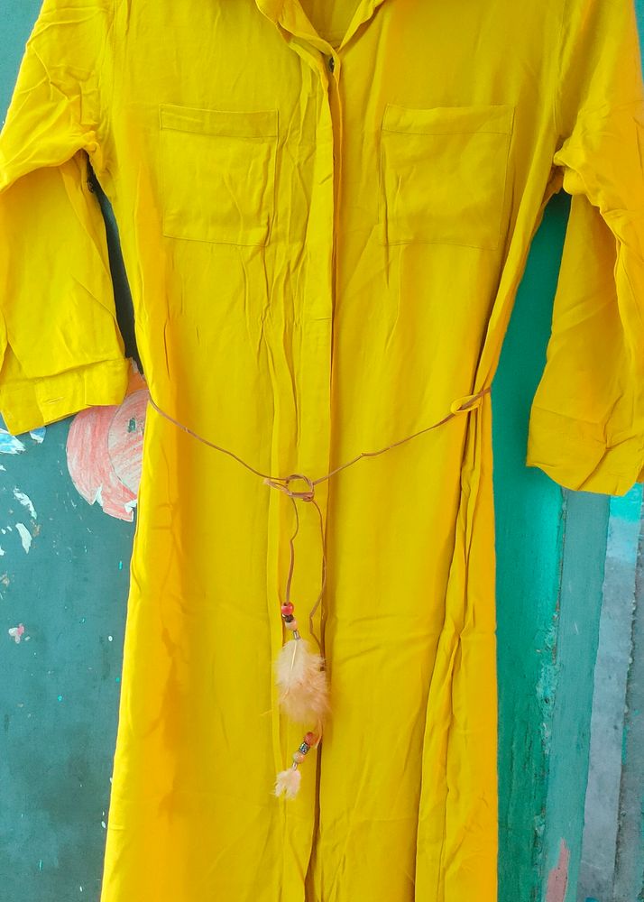 Mustard Yellow Dress