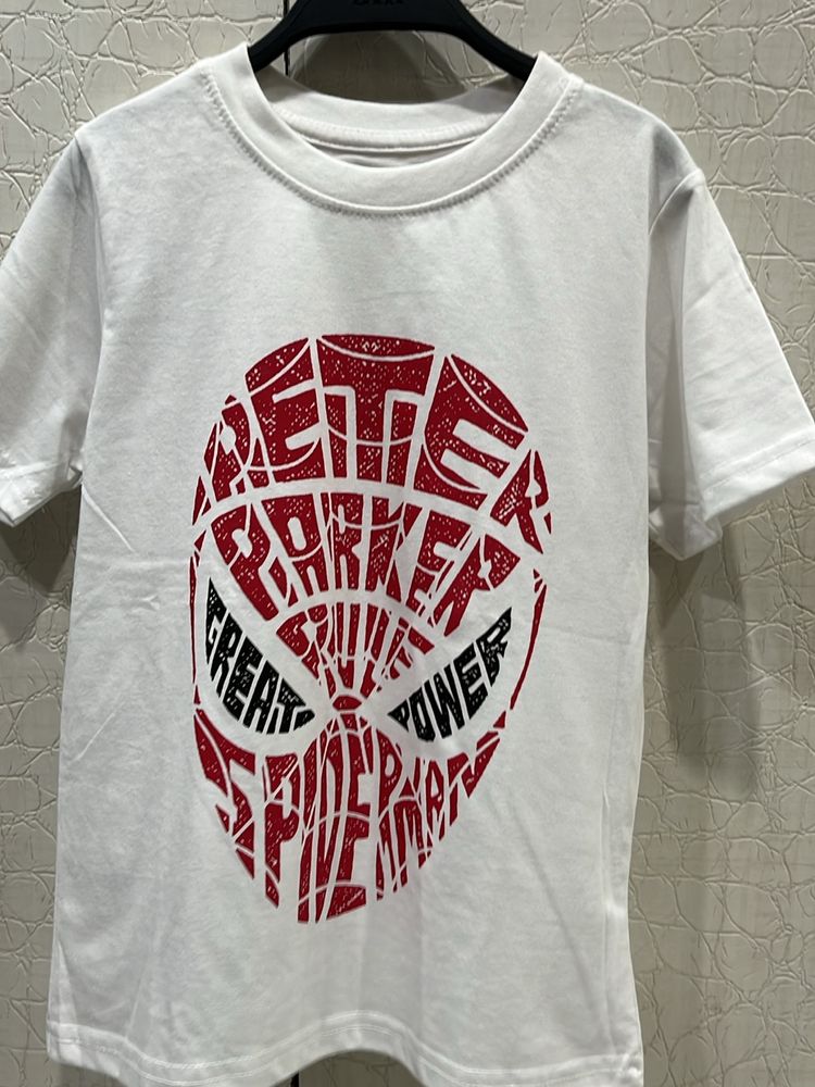 Spider Man Print T-shirt