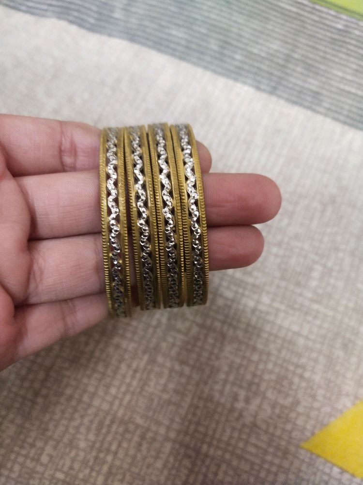 4 Golden Bangles