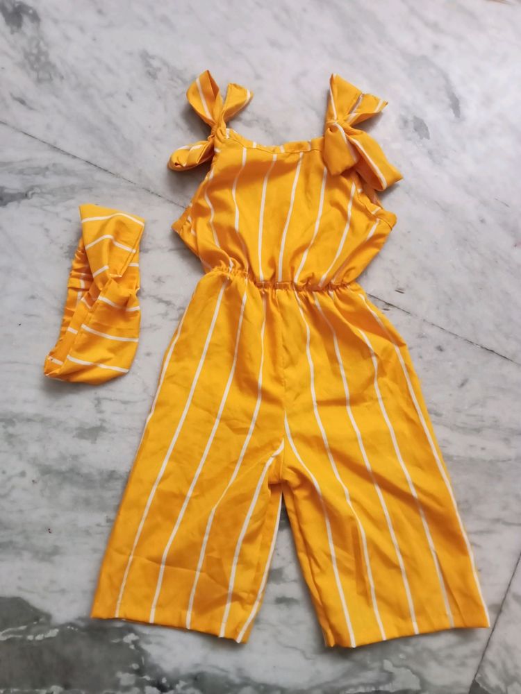 Jumpsuit With Hair Band