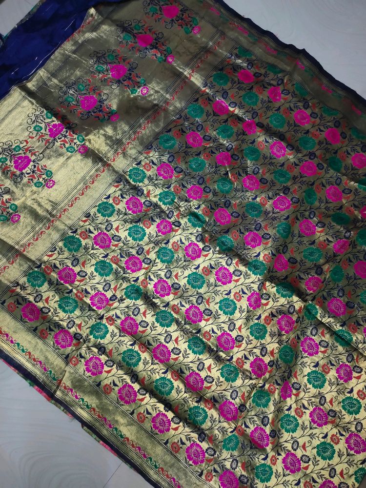 Malti Colour Banarasi Saree