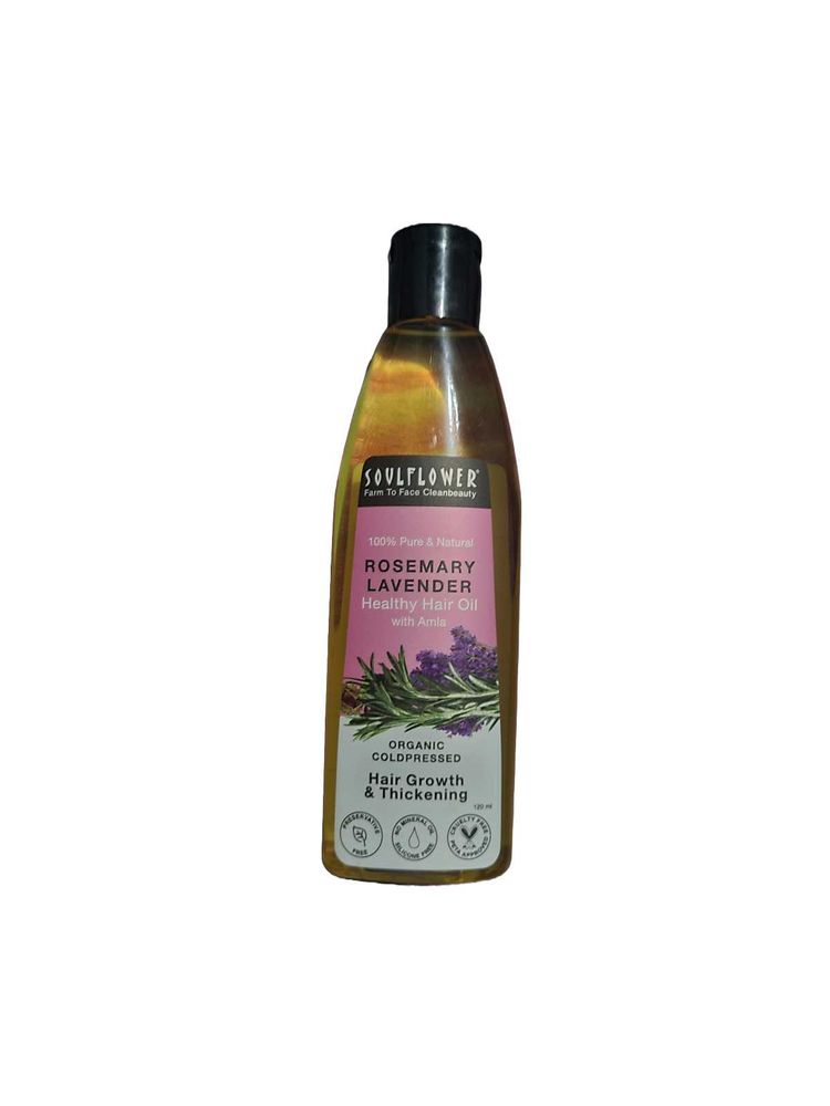 Soulflower Rosemary Lavender Hair Oil