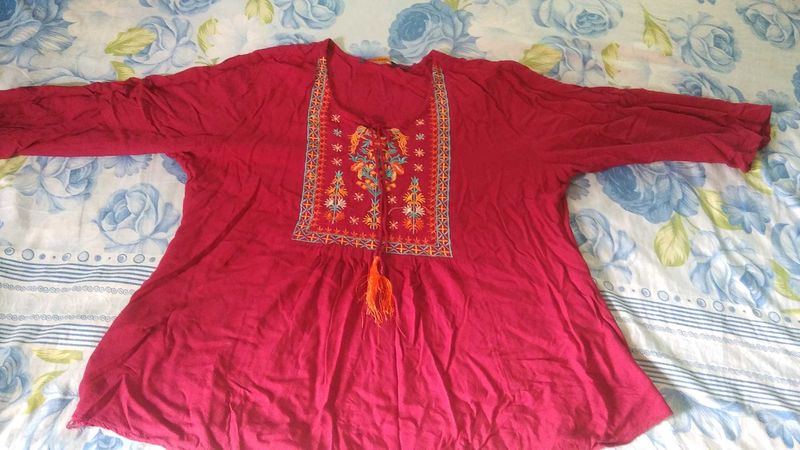 Maroon Tunic For Women And Girls