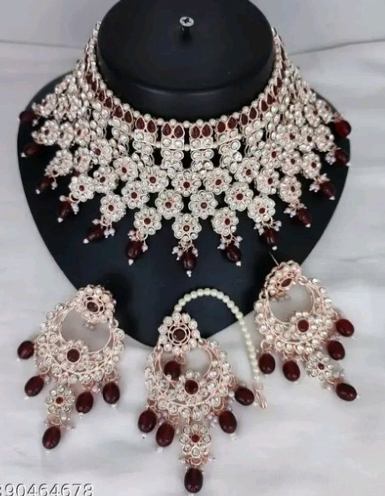 Heavy Bridal Necklace Set