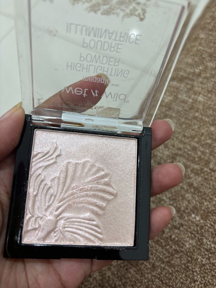 Sugar Blush & Wet N Wild Highlighter