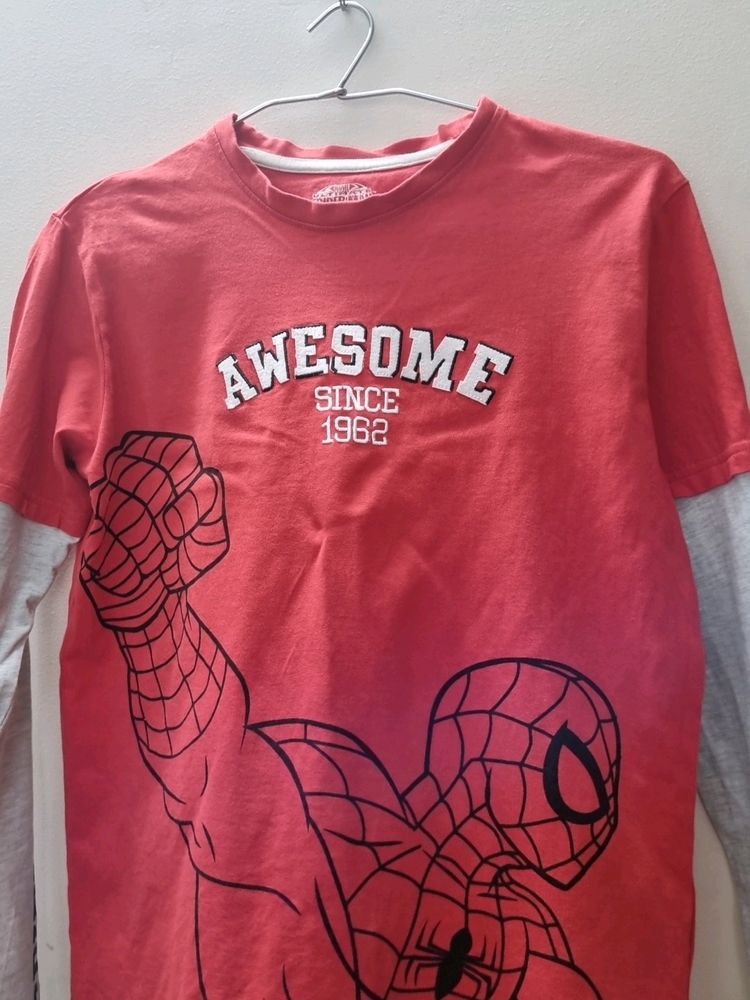 Spiderman Full Sleeves Tshirt