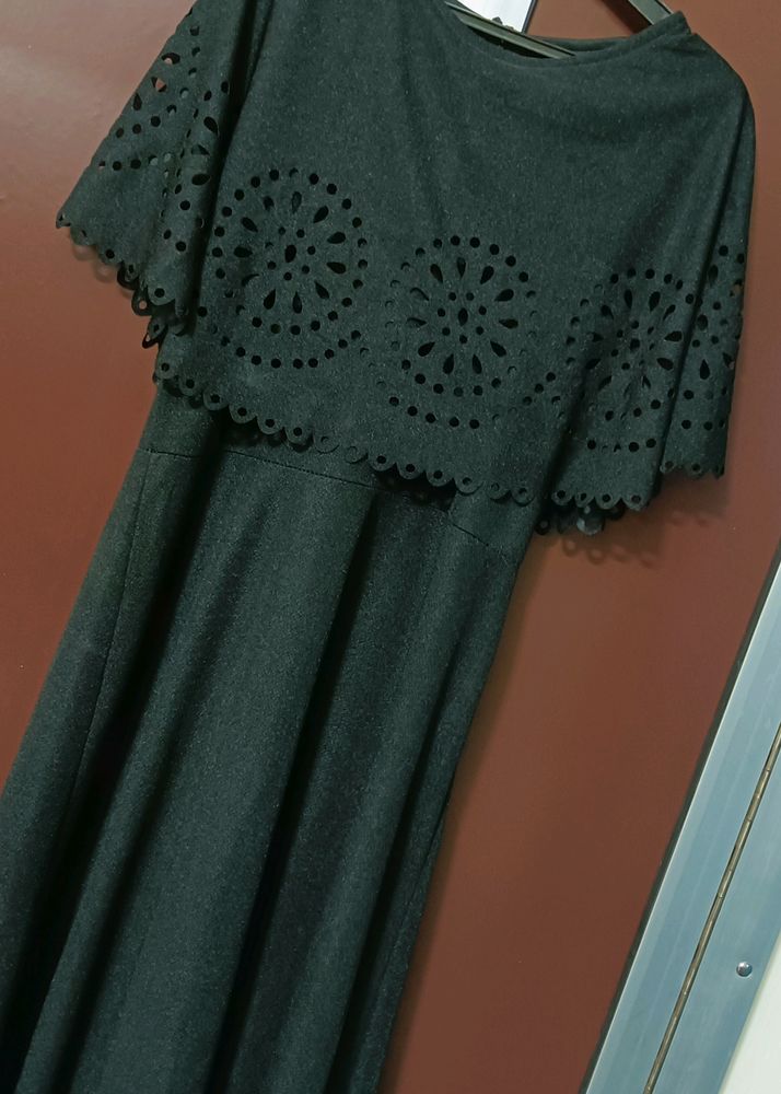 Black Poncho Dress