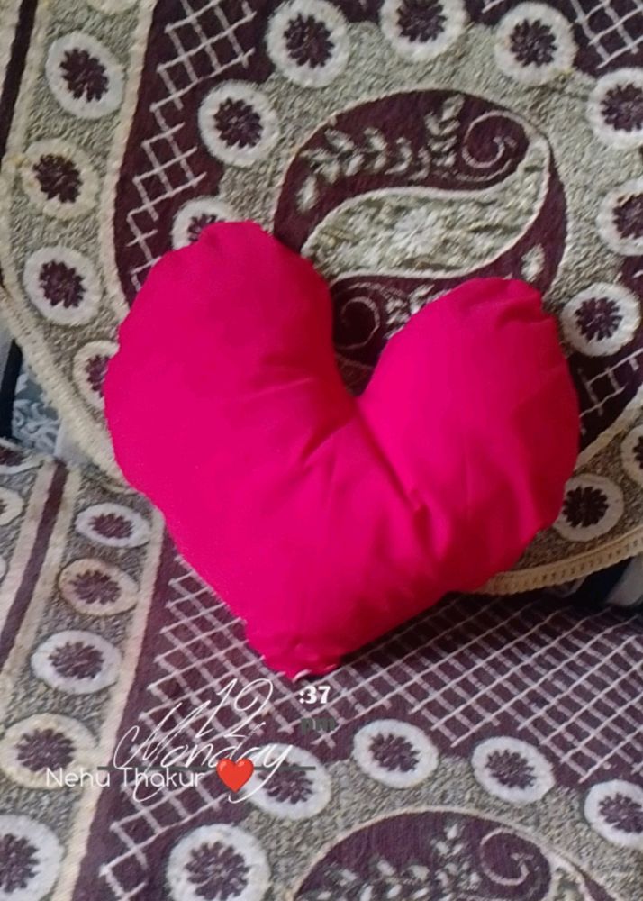 Handmade.. Heart Pillow