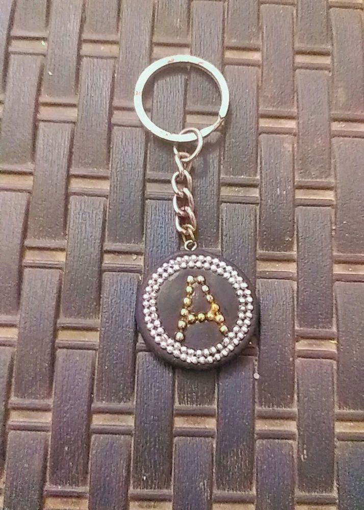 Customizable Letter Keychain