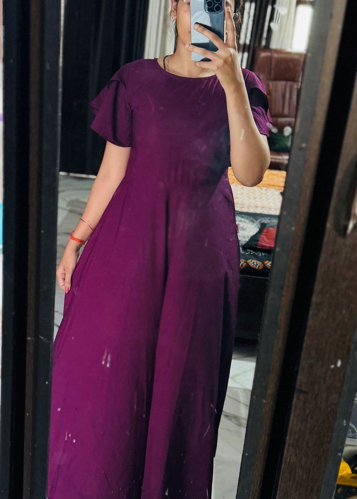 Purple Gown Dress