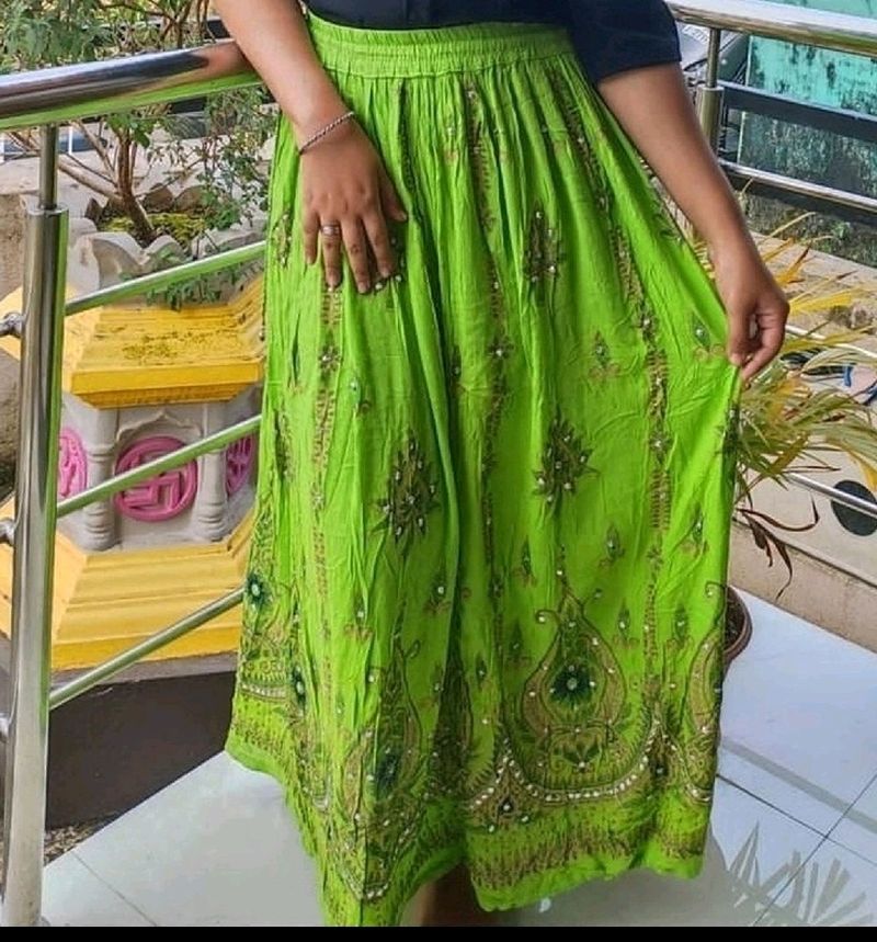 Chikankari Skirt