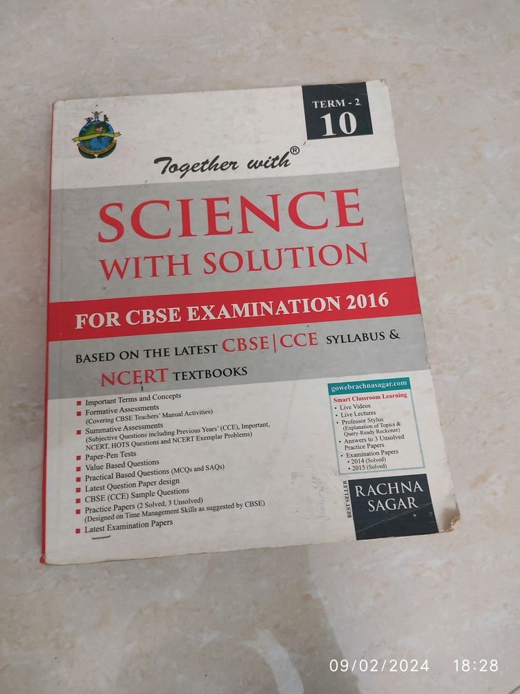 Class 10 Science Solution Book