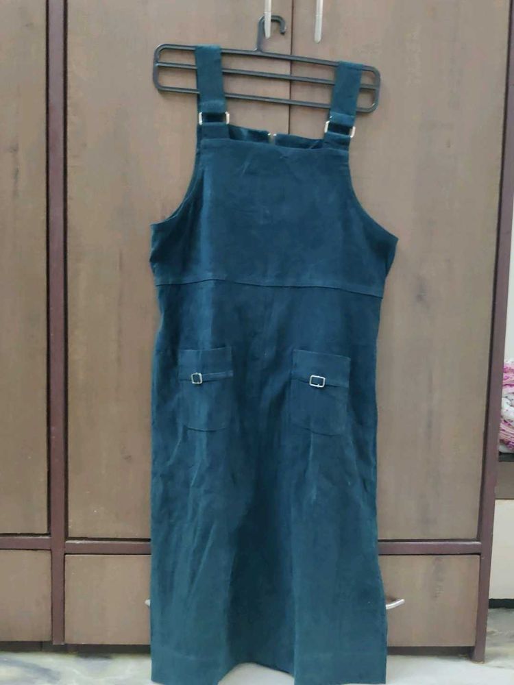 Bottle Green Casual Dress