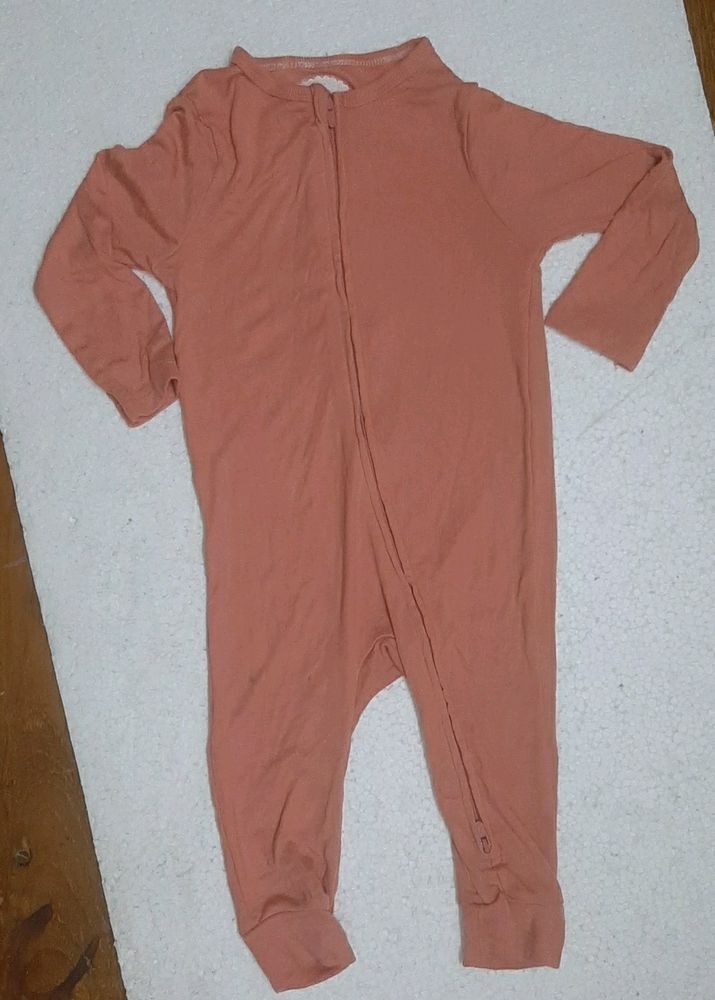 0 To 6 M Baby Winter Sleep Suit