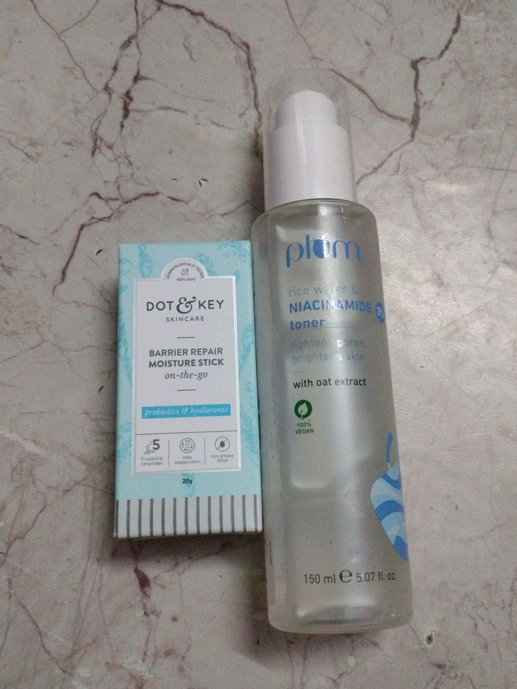 Moisturizer Stick & Toner