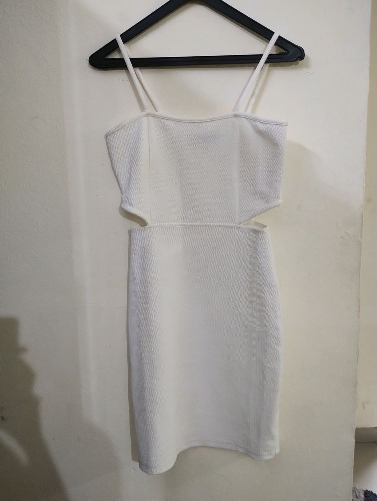 Bodycon White Dress From Street9