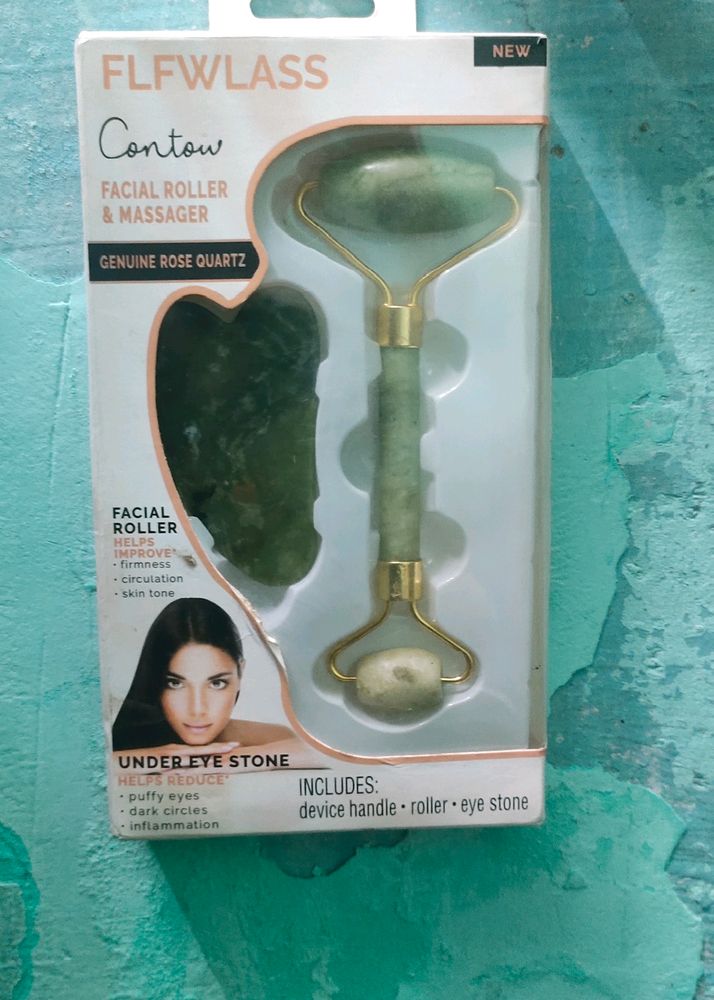 Face Massage Roller & Stone