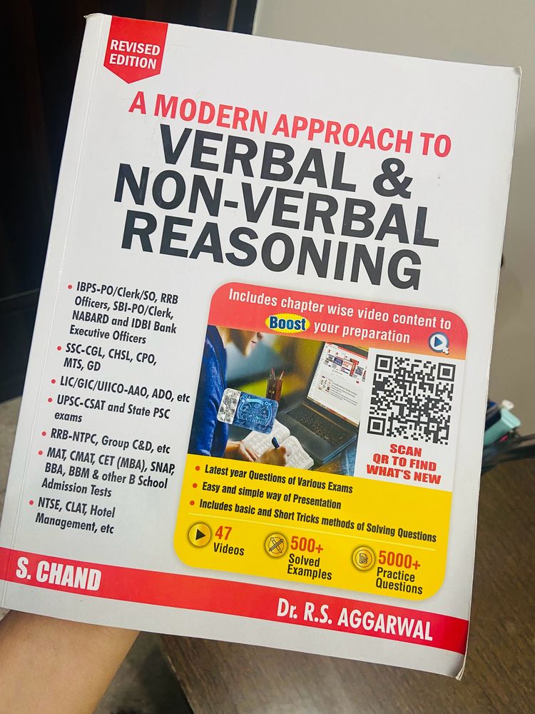 Modern Approach Verbal & Nonverbal Reasoning SSC