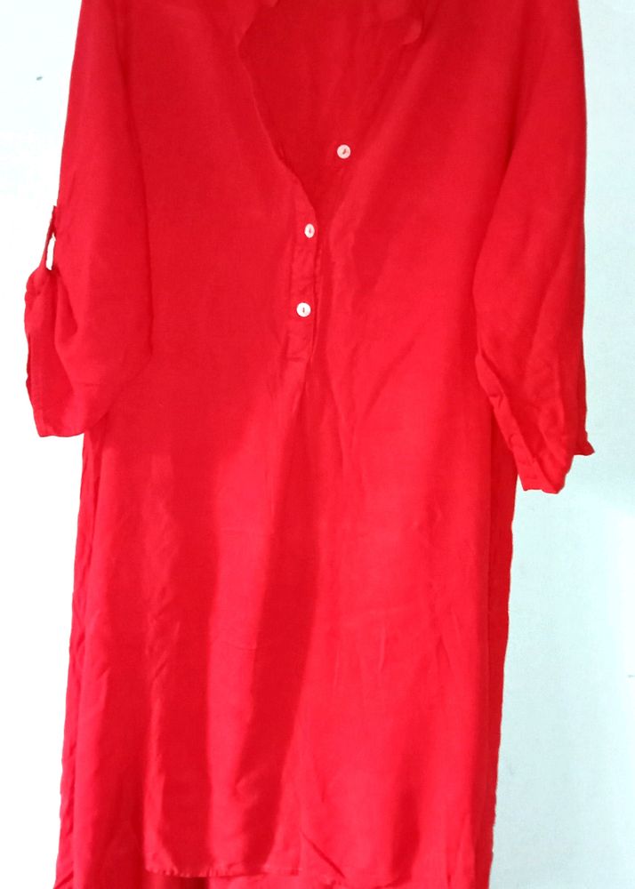 🔥Red Ethnic Kurta For Girls/Women's🤩♥️👍