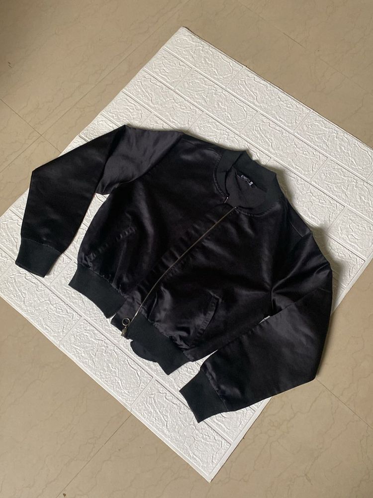 Black Crop Jacket