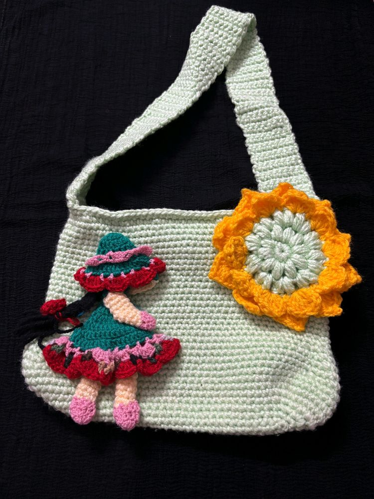 Pintresty girl & sunflower 🌻 Handbag/Sling Bag