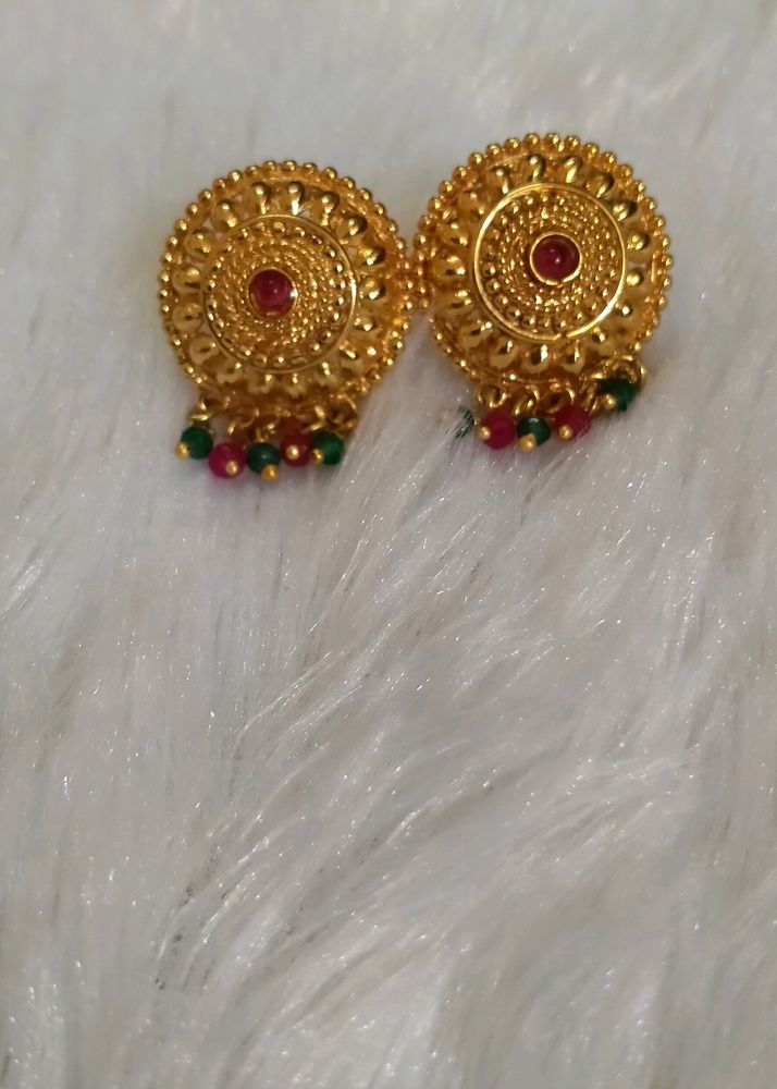 Golden Plated Earrings