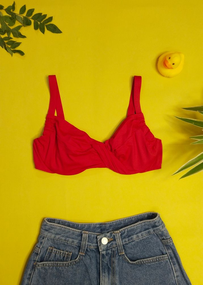 Hot Red ♥️ Bralette/ Swim Top