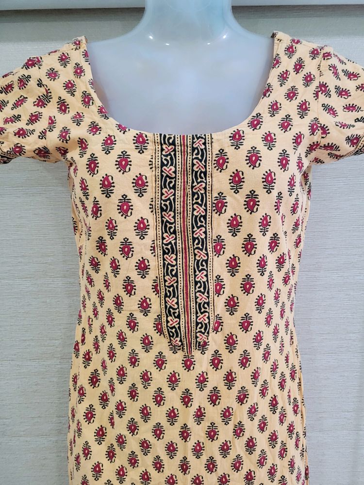 Bagh Print Pure Cotton Kurta Set 🌼