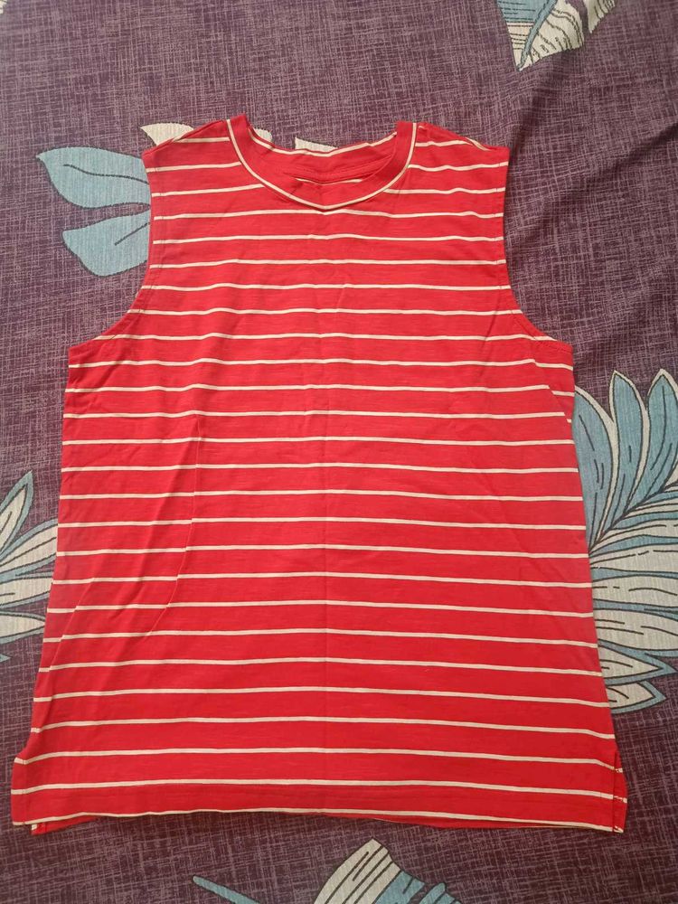 Red Stripes Top