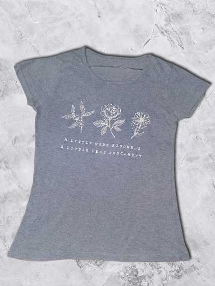 GREY Cotton Regular Tshirt