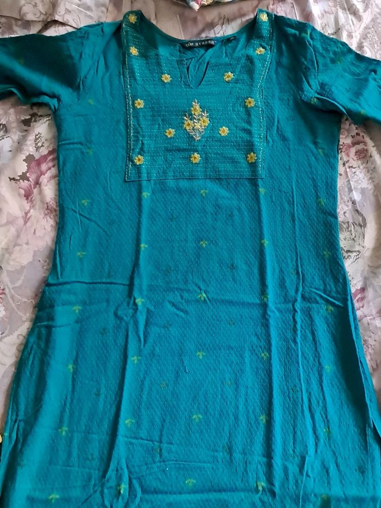 Elegant Sea Green Kurti