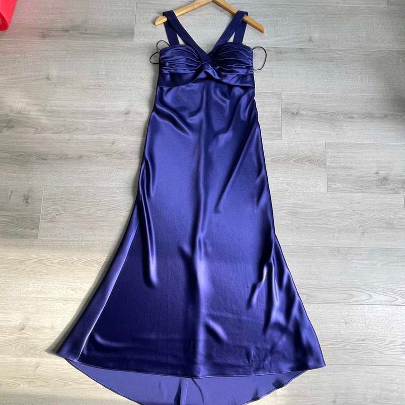 Party  Long Purple Trail Dress Gown Urbanic