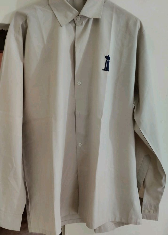 Cream Shirt For Men