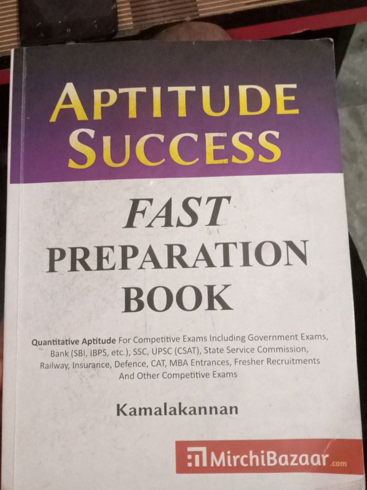 Aptitude book for all one day exams