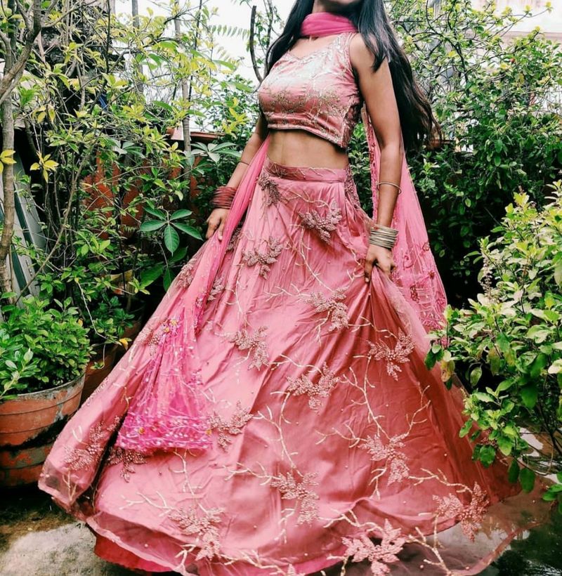 Beautiful Lehenga With Blouse And Duppatta