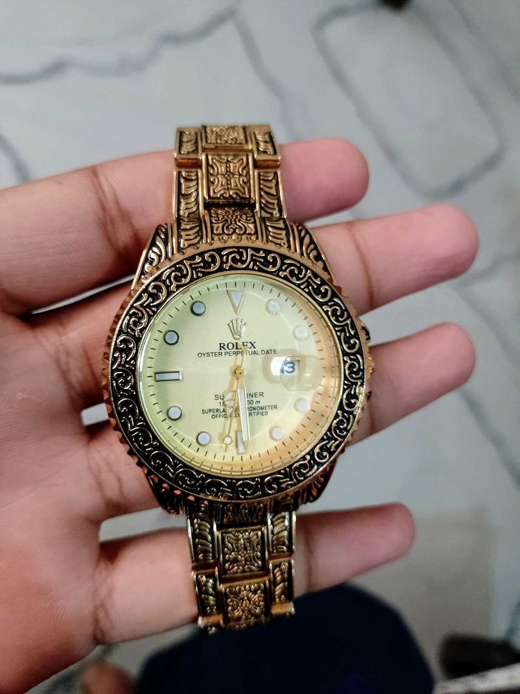 ROLEX PREMIUM WATCH GOLDEN