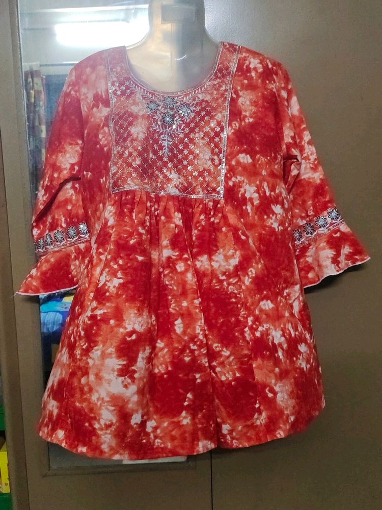 Export Surplus|Rare Find|Coral Color Top