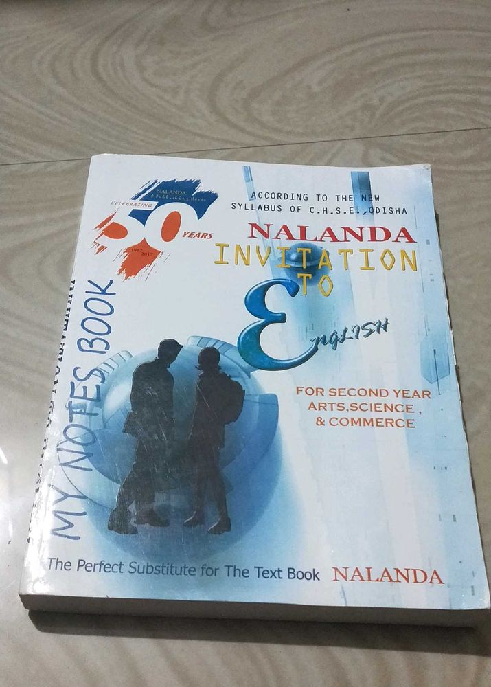 Nalanda English Guide Book For +2 Second Year.