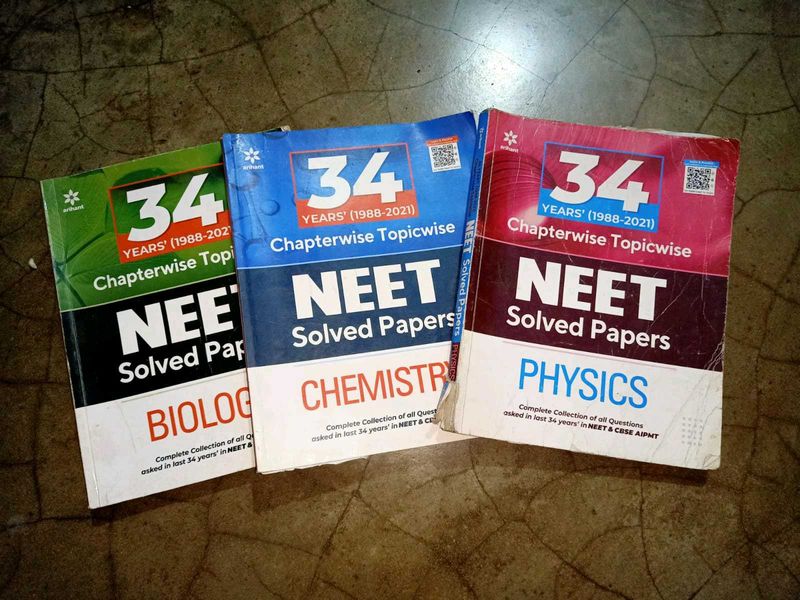 biology physics chemistry NEET Solved Papers