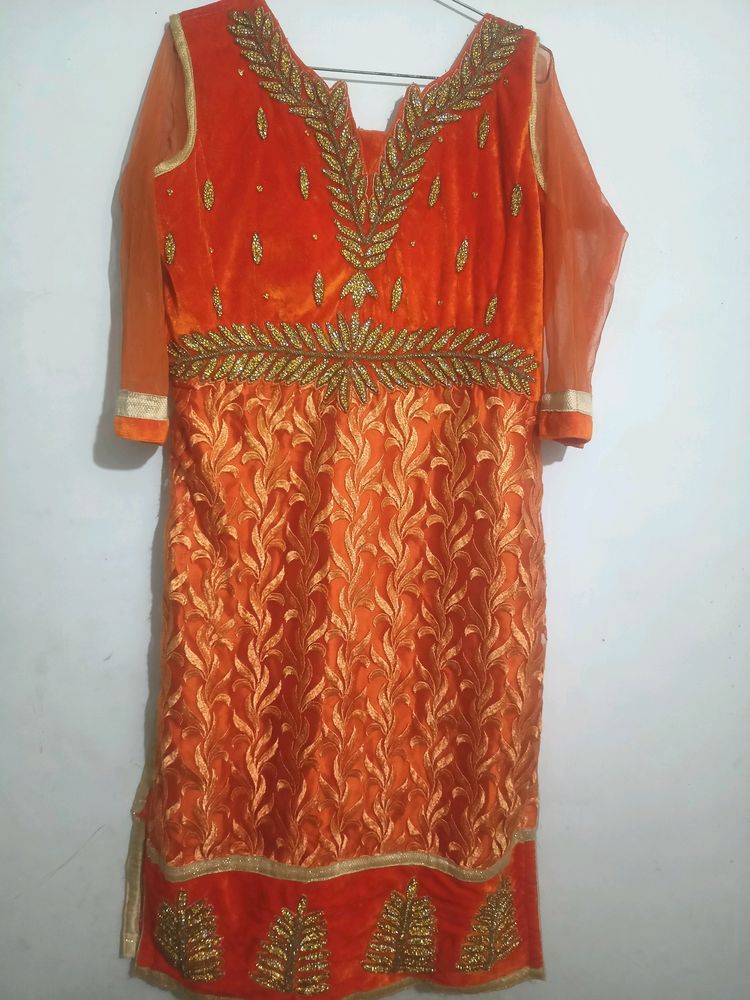 Kurta Set Orange