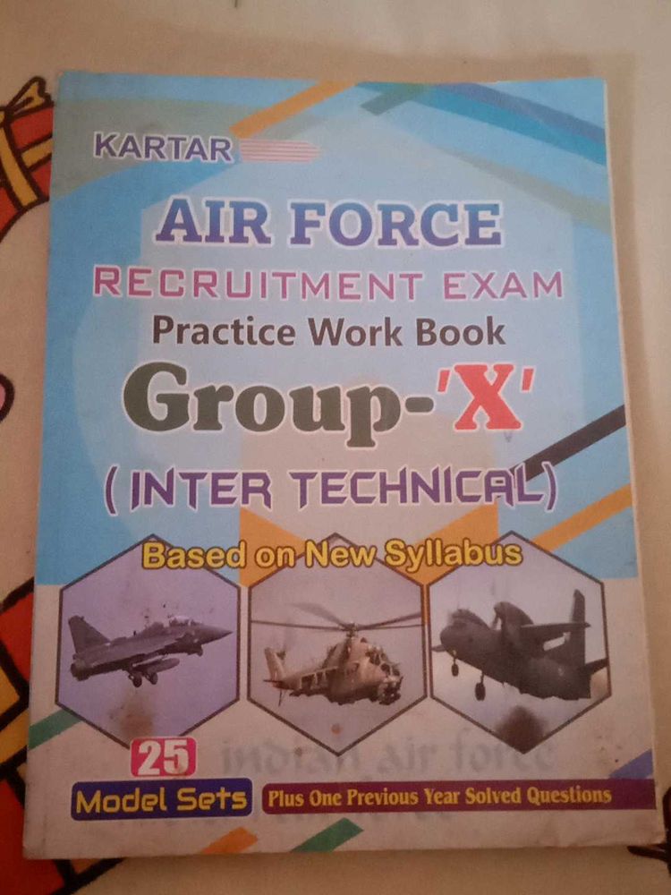 Air Force Recruitment Exam Practice Book Group X