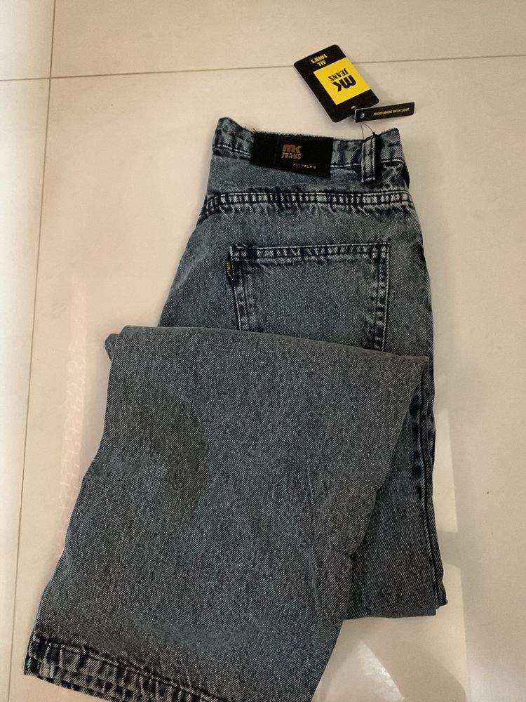 Charcoal Black Bell Bottom Jeans