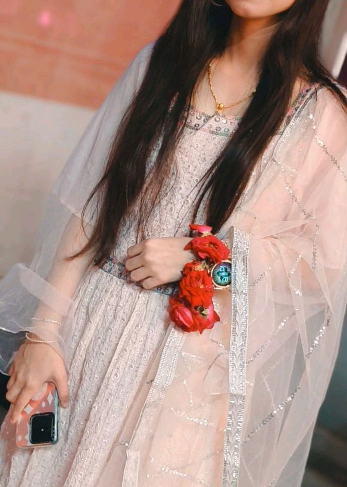 Eng Dress Pink Nyra With Plazzo And Dupatta