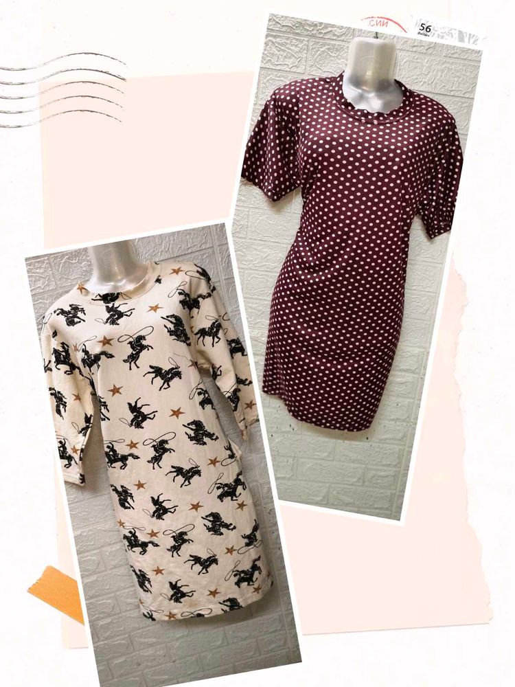 Combo Of Two T-shirt Dresses