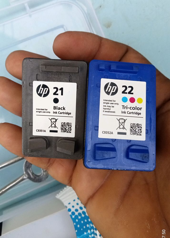 Hp Cartridge 21 22 Number Combo