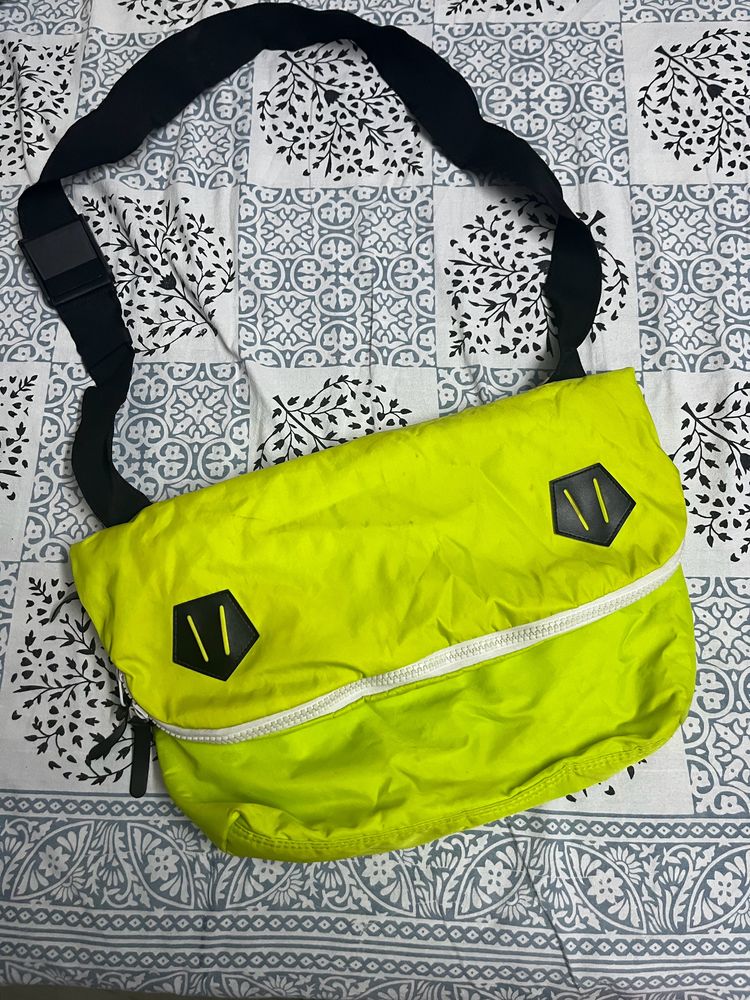 Neon Green Side Bag