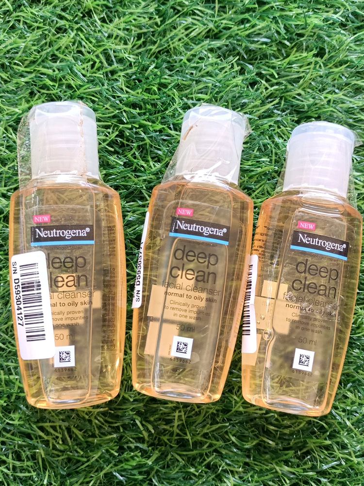 Neutrogena Deep Clean Facial Cleanser Pack Of 3